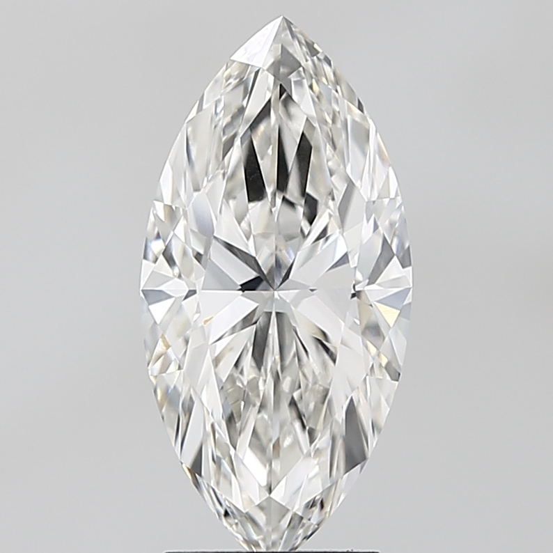 2.53 Carat G VVS2 Marquise Lab Grown Diamond, IGI Certified