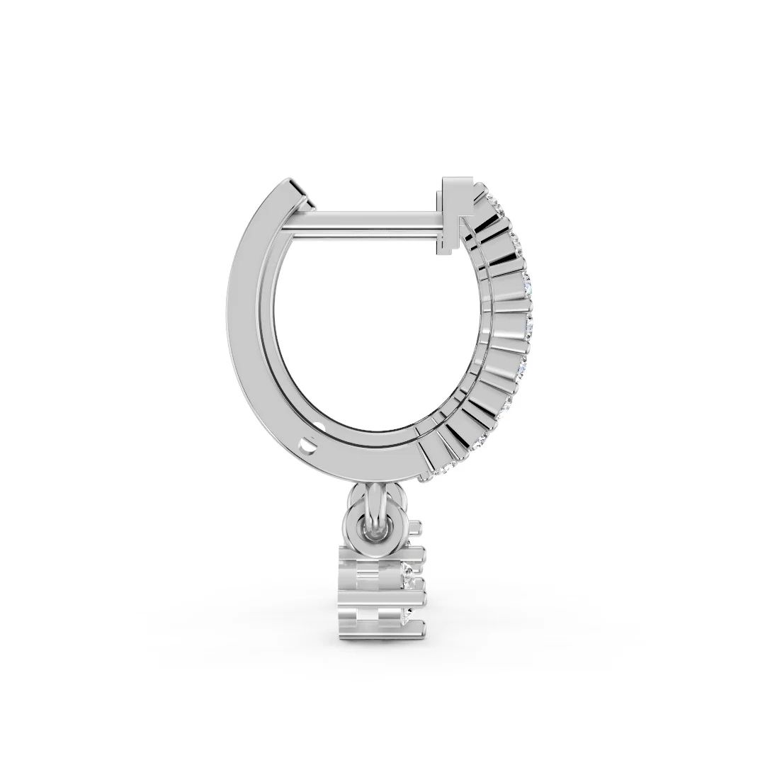 Classic Solitaire Drop Earrings - Image 2