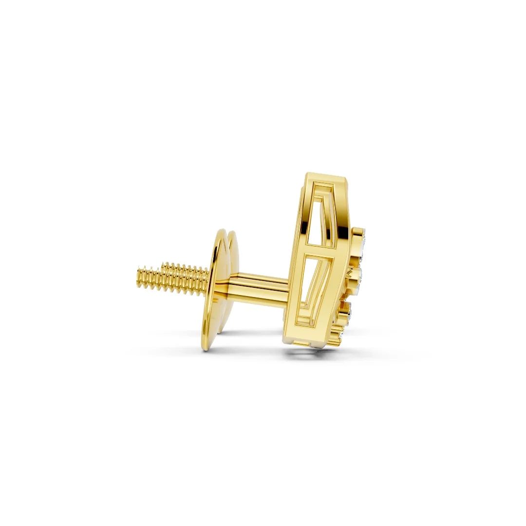 Meadow Frame Diamond Earrings - Image 4