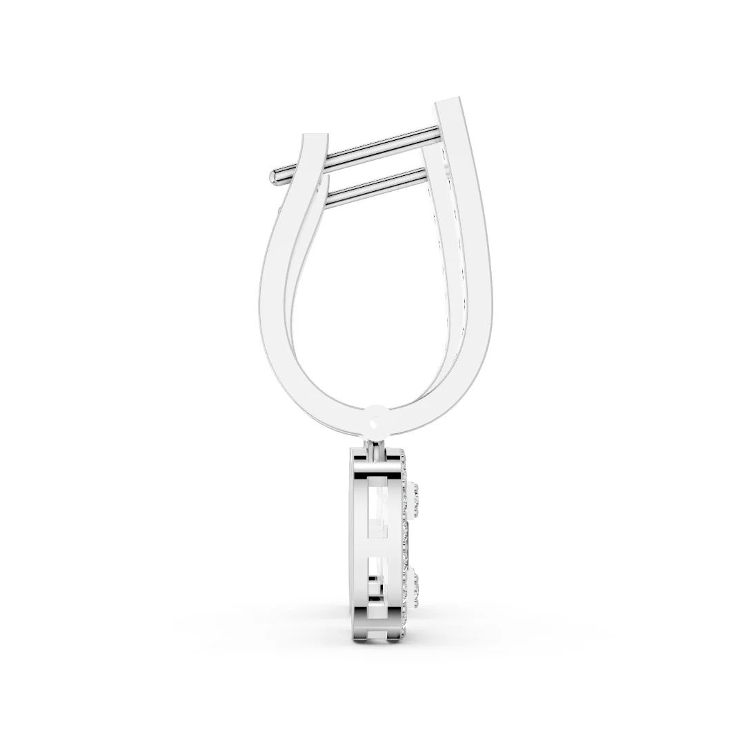 Luxe Baguette Halo Drops - Image 4
