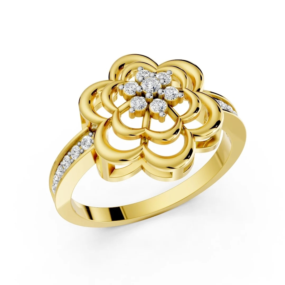 Love Blossom Diamond Ring