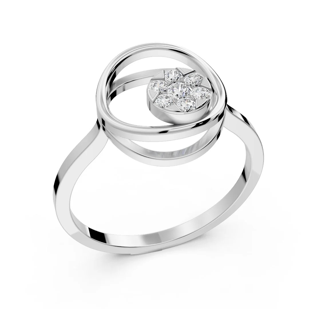 Circular Grace Diamond Ring
