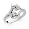 Eternal Duo Floral Diamond Ring