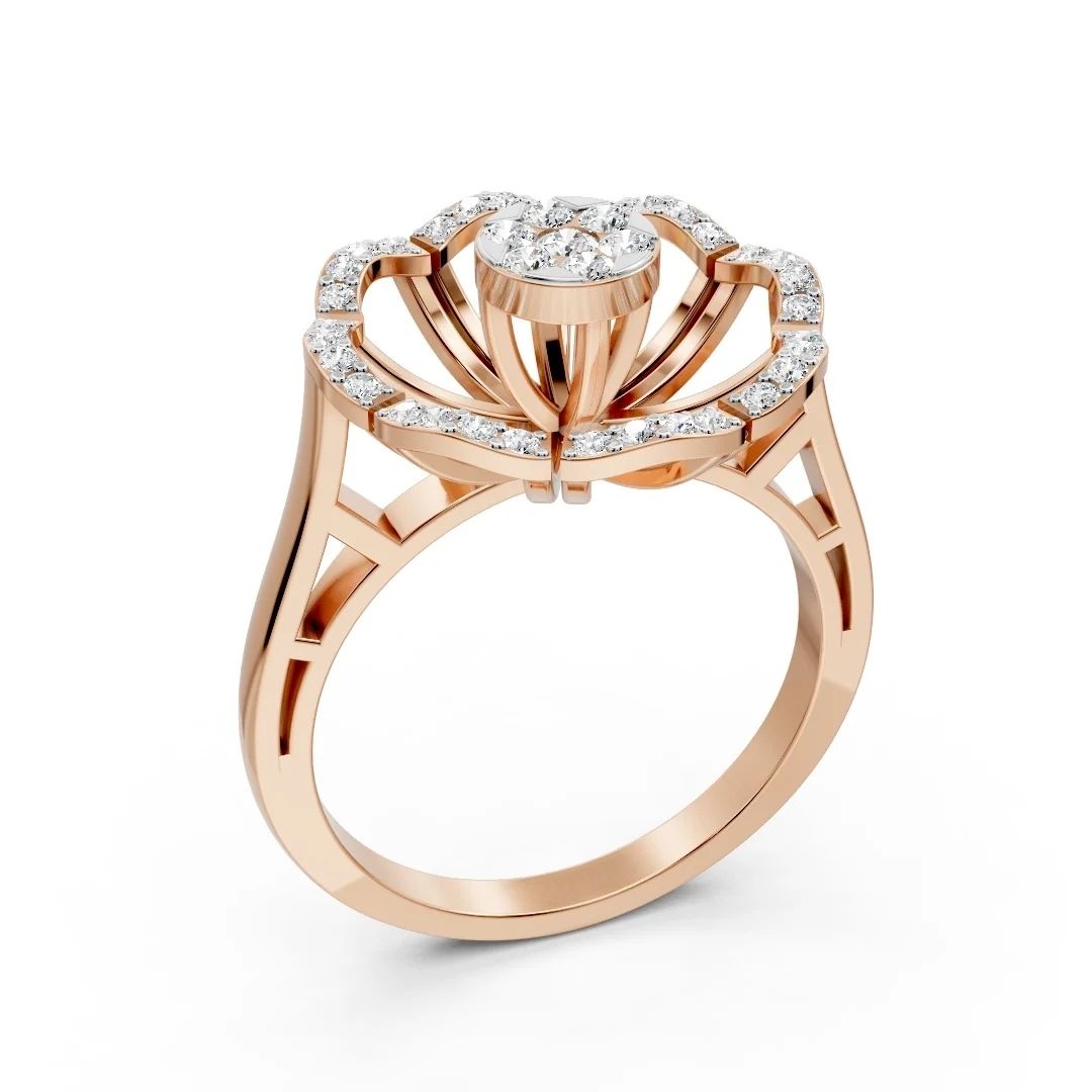 The Lotus Halo Ring