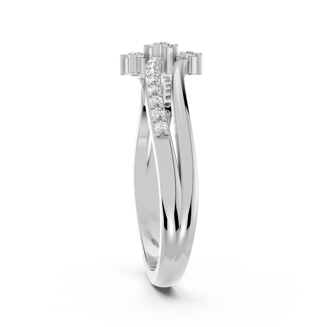 Trio Twisted Cocktail Ring - Image 3