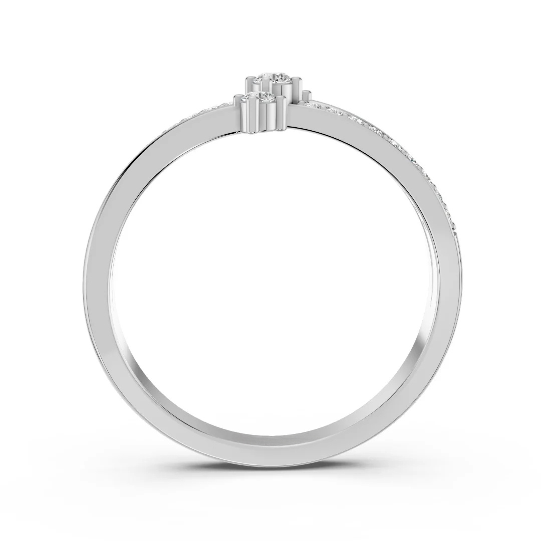 Trio Twisted Cocktail Ring - Image 4