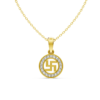 Swastik Halo Pendant