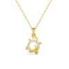 Whimsical Orbit Diamond Pendant