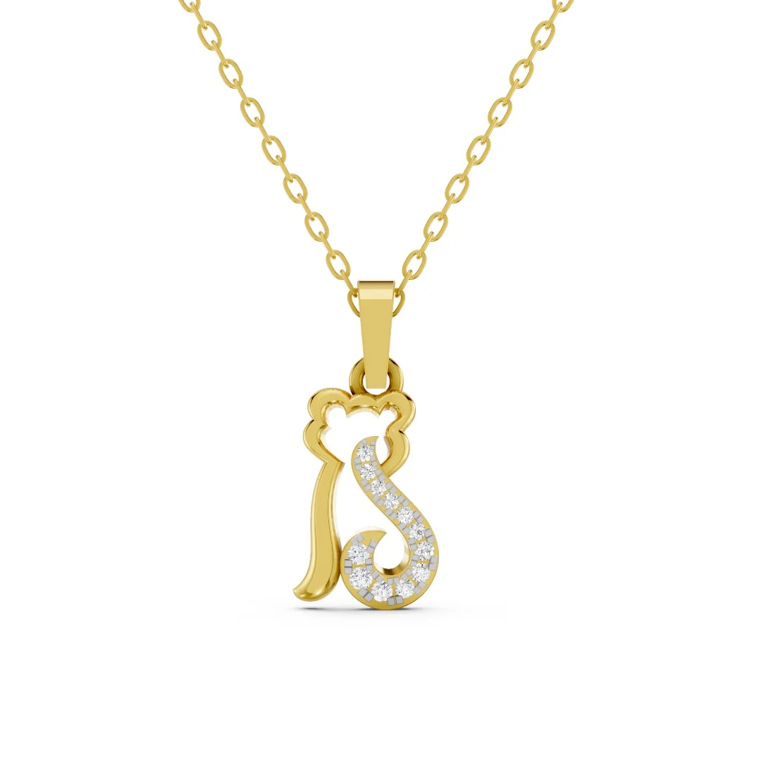 Curious Kitten Pendant