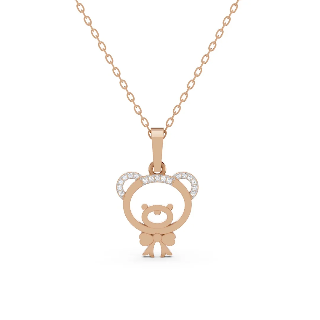 Sweet Teddy Bow Pendant