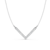 Diamond Chevron Pendant