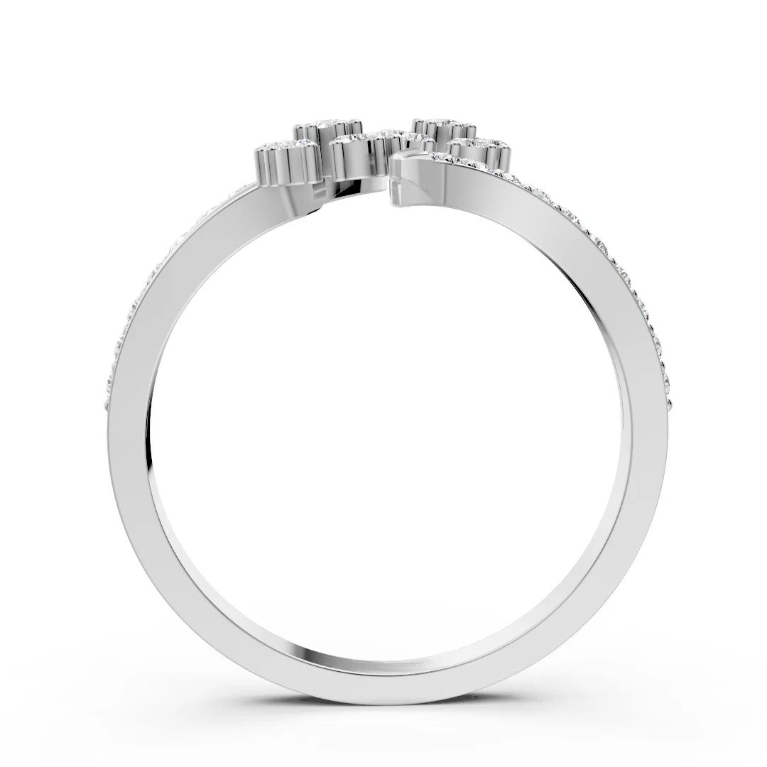 Eternal Duo Floral Diamond Ring - Image 3