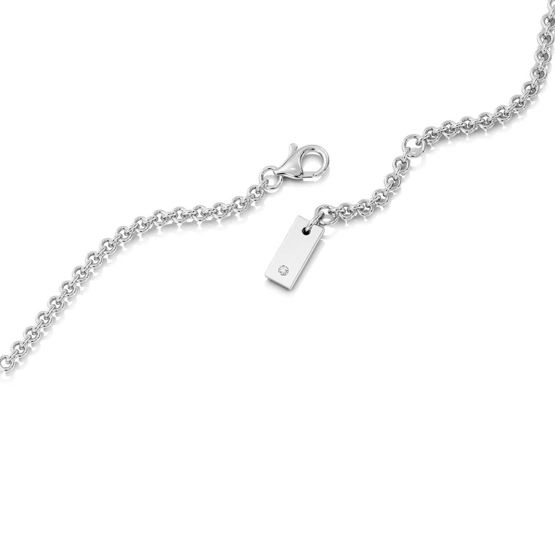 Emerald Diamond Station Necklace - Image 12