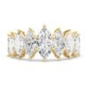 Marquise Half Eternity Ring