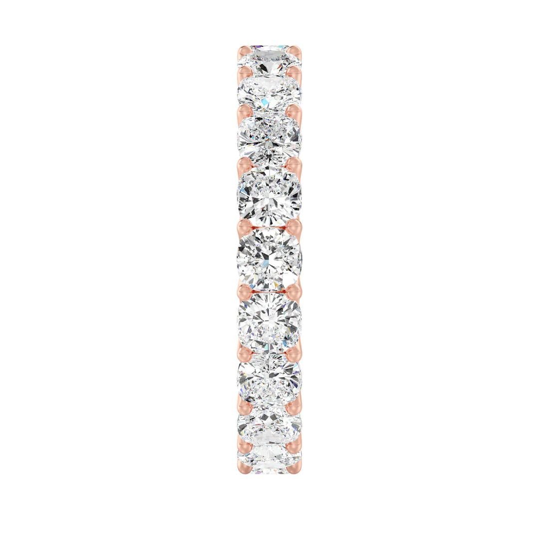 Cushion Cut Scallop Eternity Band - Image 11