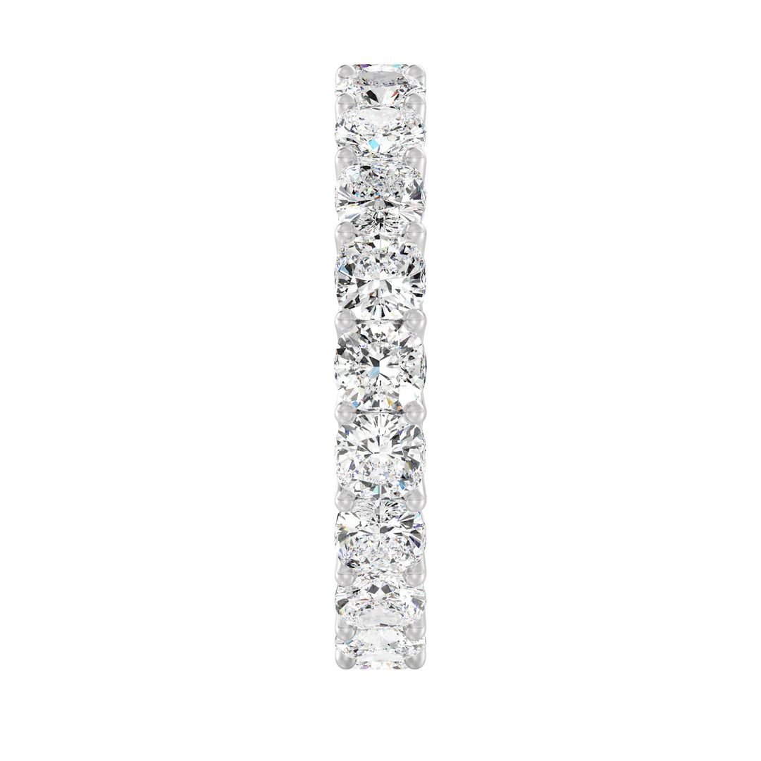 Cushion Cut Scallop Eternity Band - Image 7