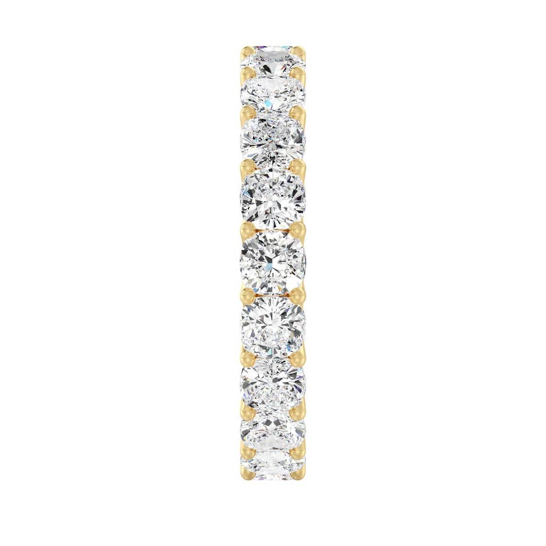 Cushion Cut Scallop Eternity Band - Image 3