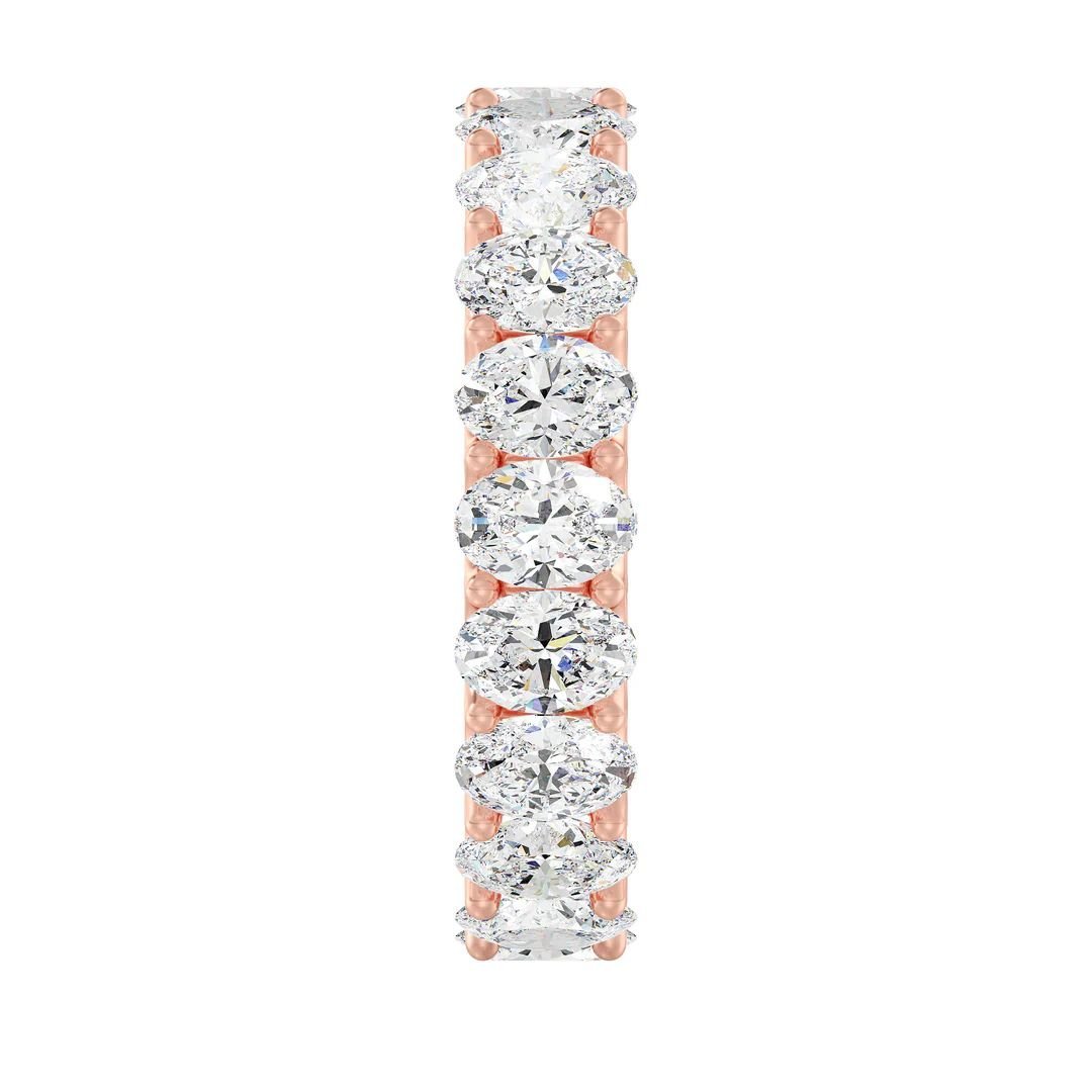 Oval Scallop Eternity Band - Image 11