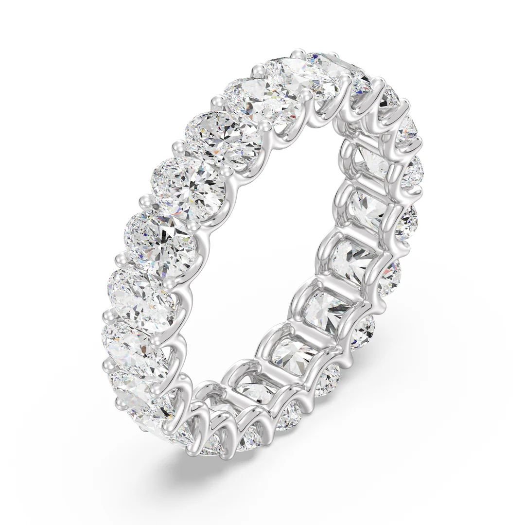 Oval Scallop Eternity Band - Image 8