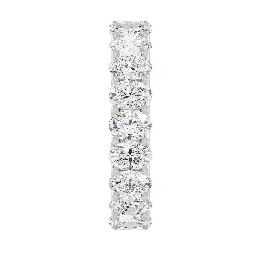Oval Scallop Eternity Band - Image 7