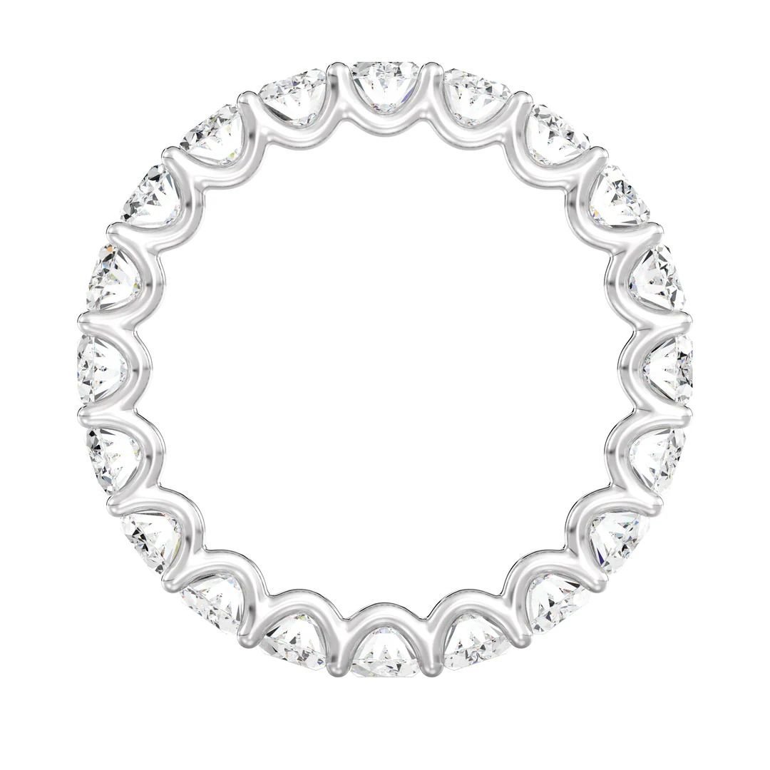 Oval Scallop Eternity Band - Image 6