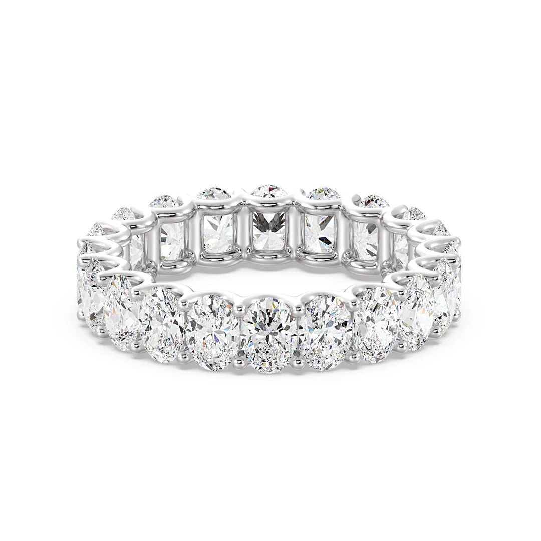 Oval Scallop Eternity Band - Image 5