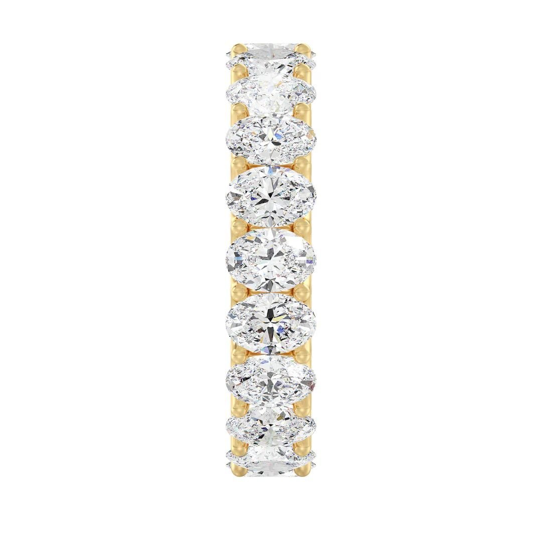 Oval Scallop Eternity Band - Image 3