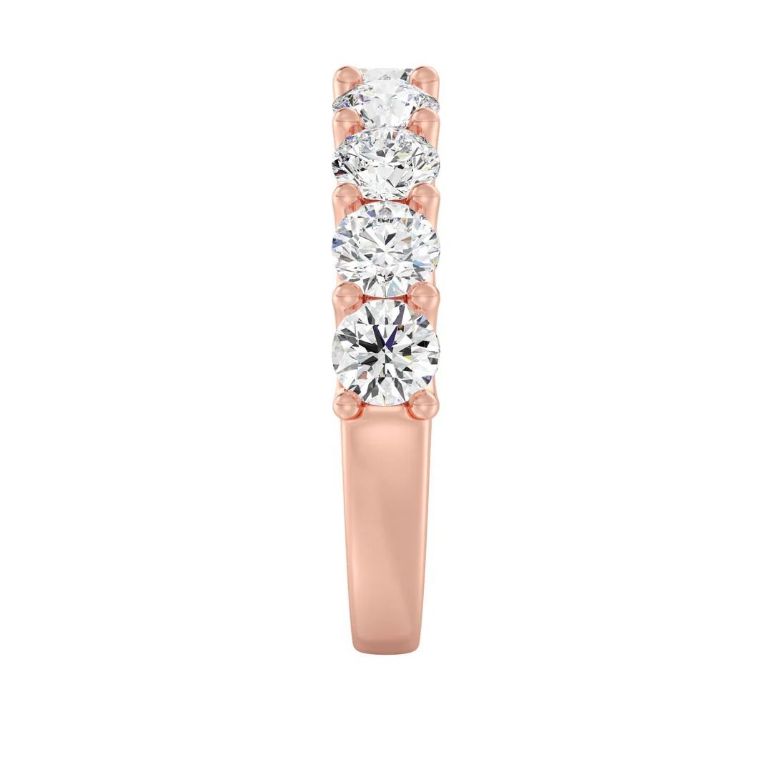 9-Stone Scalloped Half-Eternity Band - Image 11
