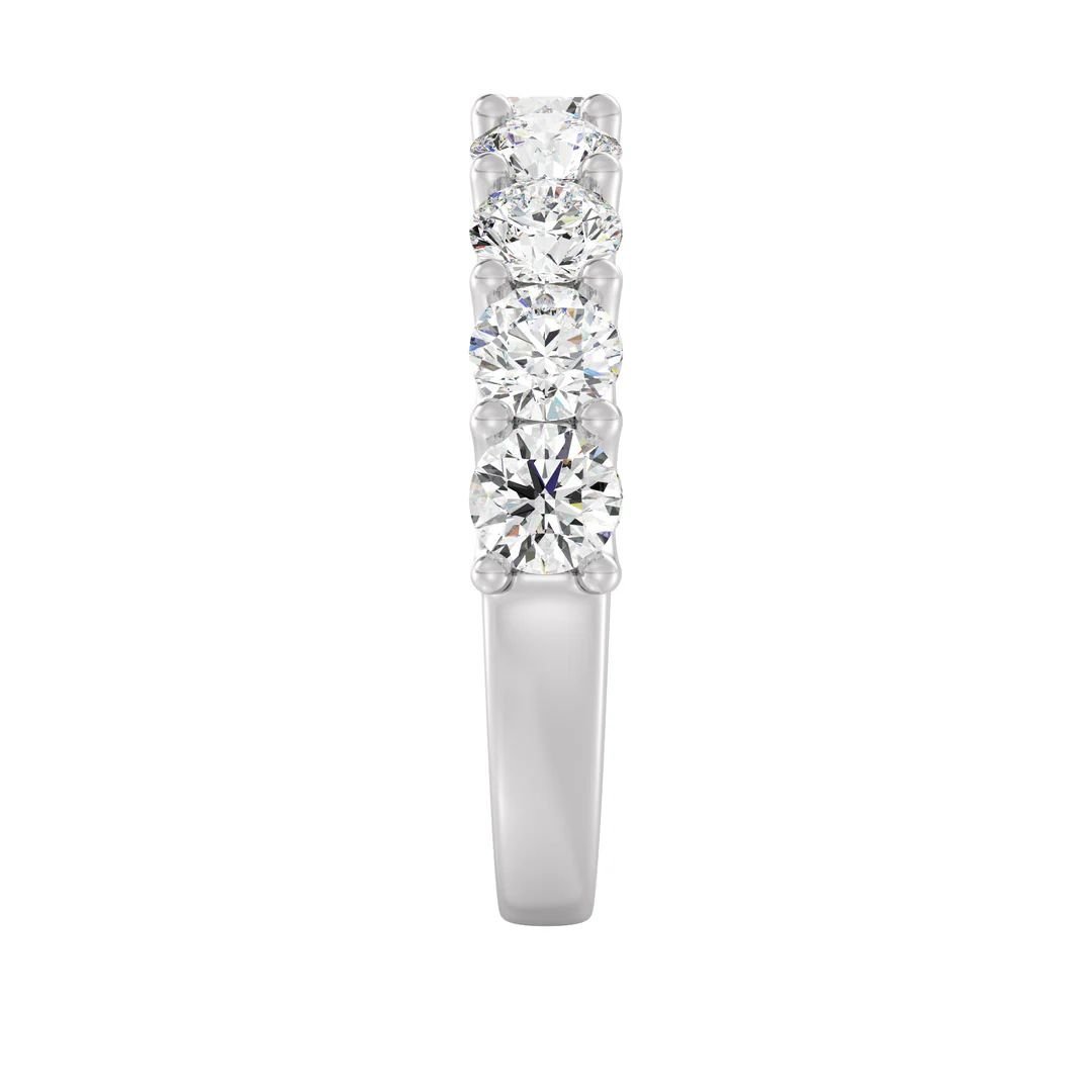 9-Stone Scalloped Half-Eternity Band - Image 7