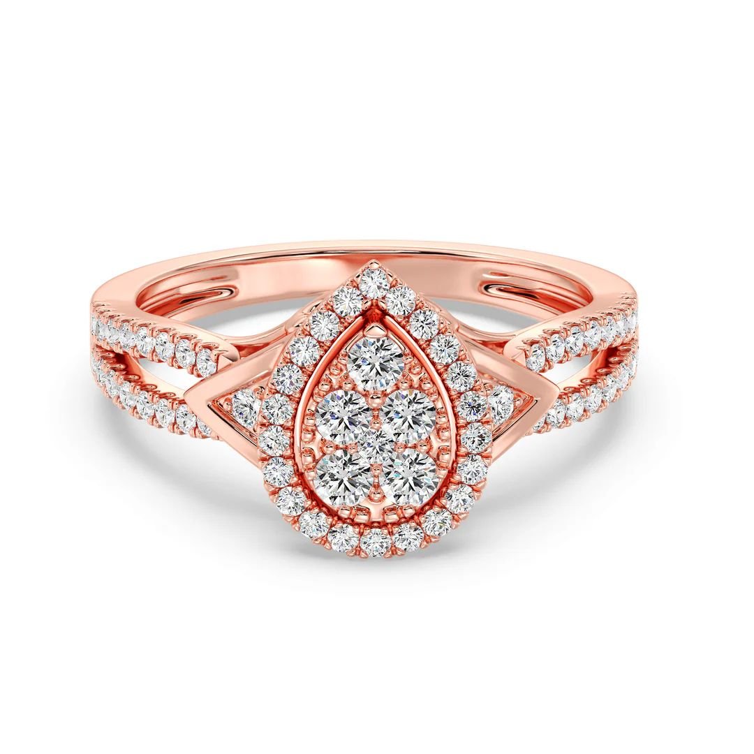 Pear Shaped Engagement Ring - Image 9