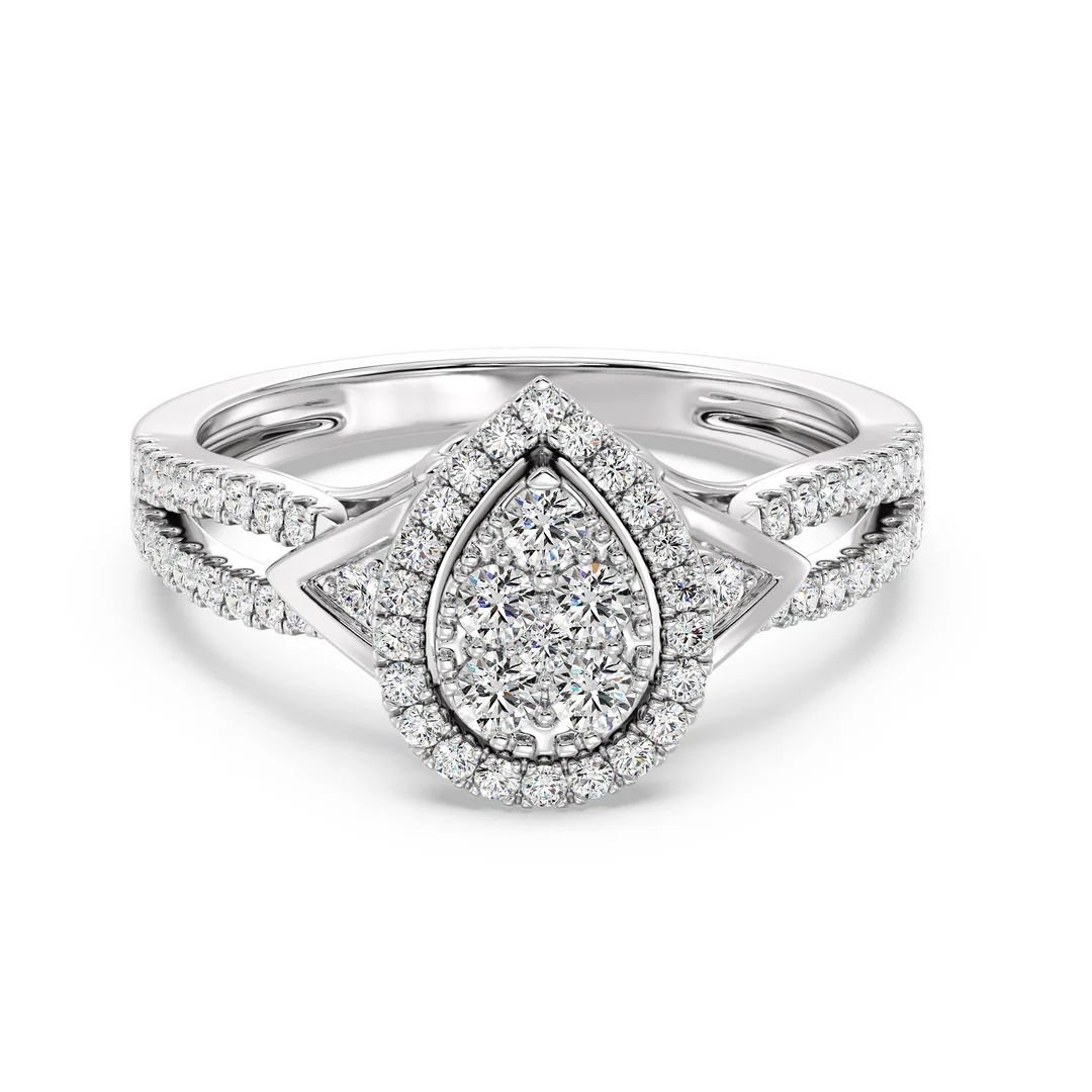 Pear Shaped Engagement Ring - Image 5