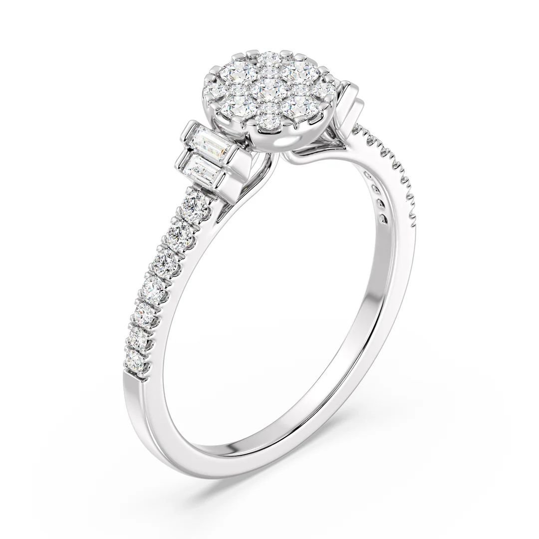 Carat Aurelia Cluster Ring - Image 8