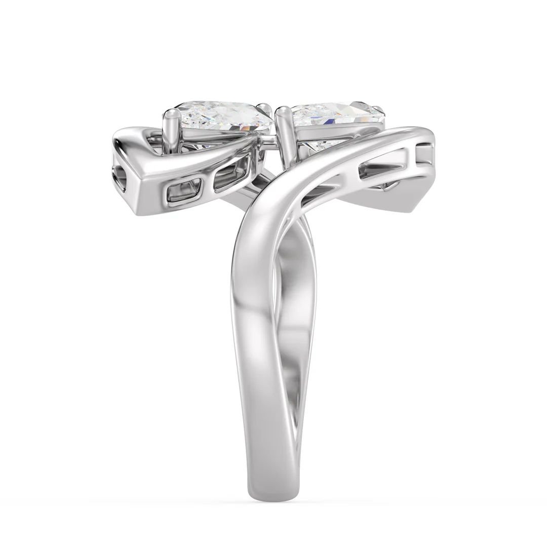 Marquise By Pass Ring - Image 9