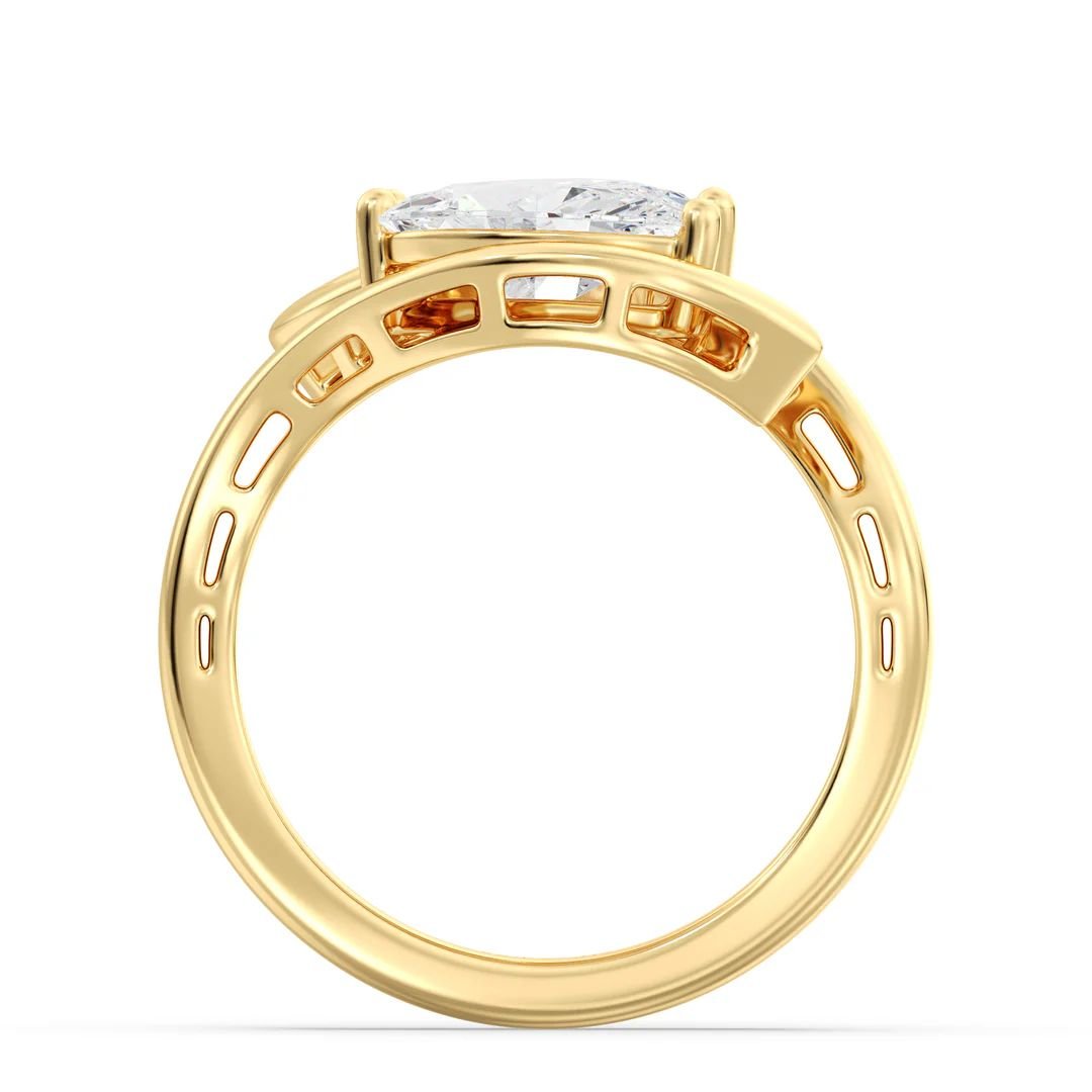 Marquise By Pass Ring - Image 5