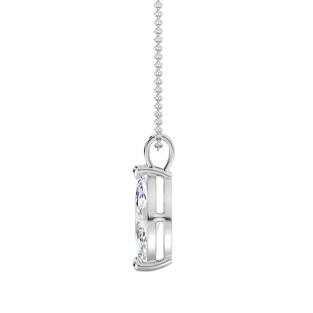 Marquise-Cut Solitaire Pendant - Image 8