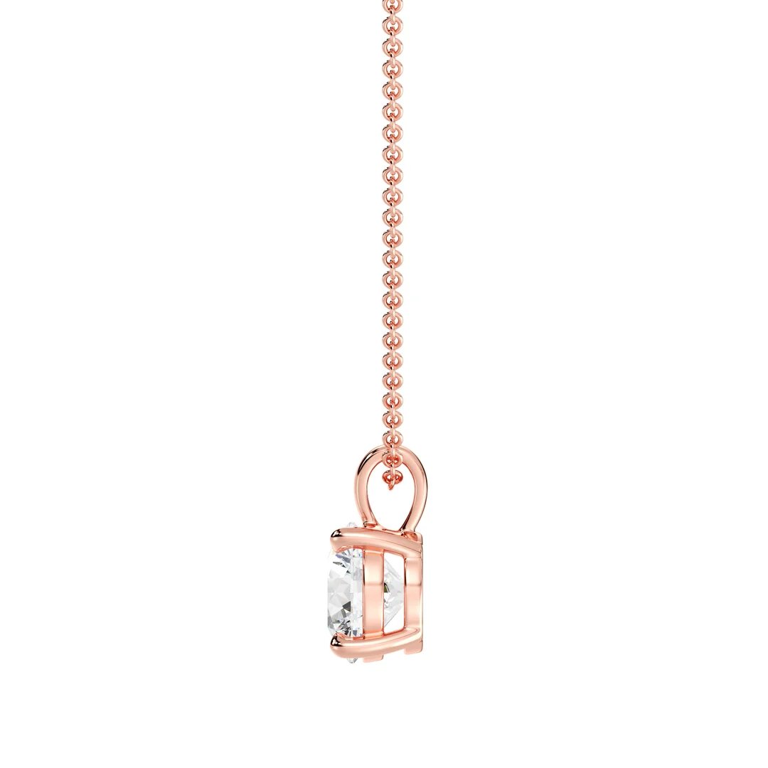 Round-Cut Solitaire Pendant - Image 5