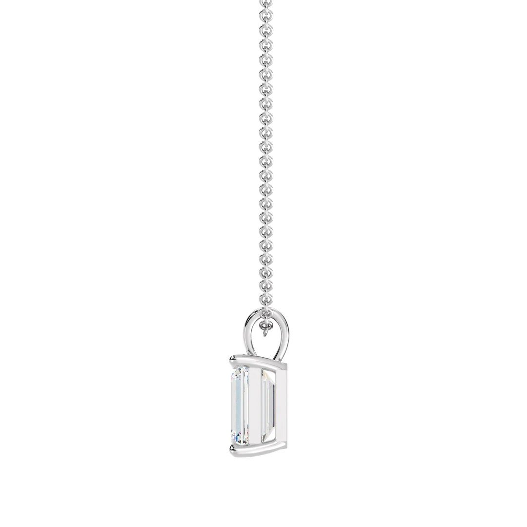 Emerald-Cut Solitaire Pendant - Image 8