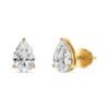 Pear Cut Lab Grown Diamond Stud Earrings (0.20–4.00 CTTW)