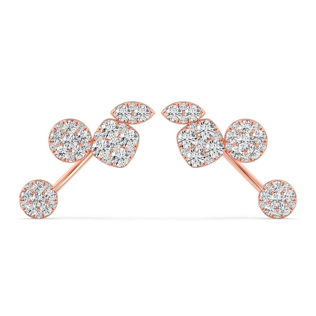 Pave Stud Earrings - Image 6