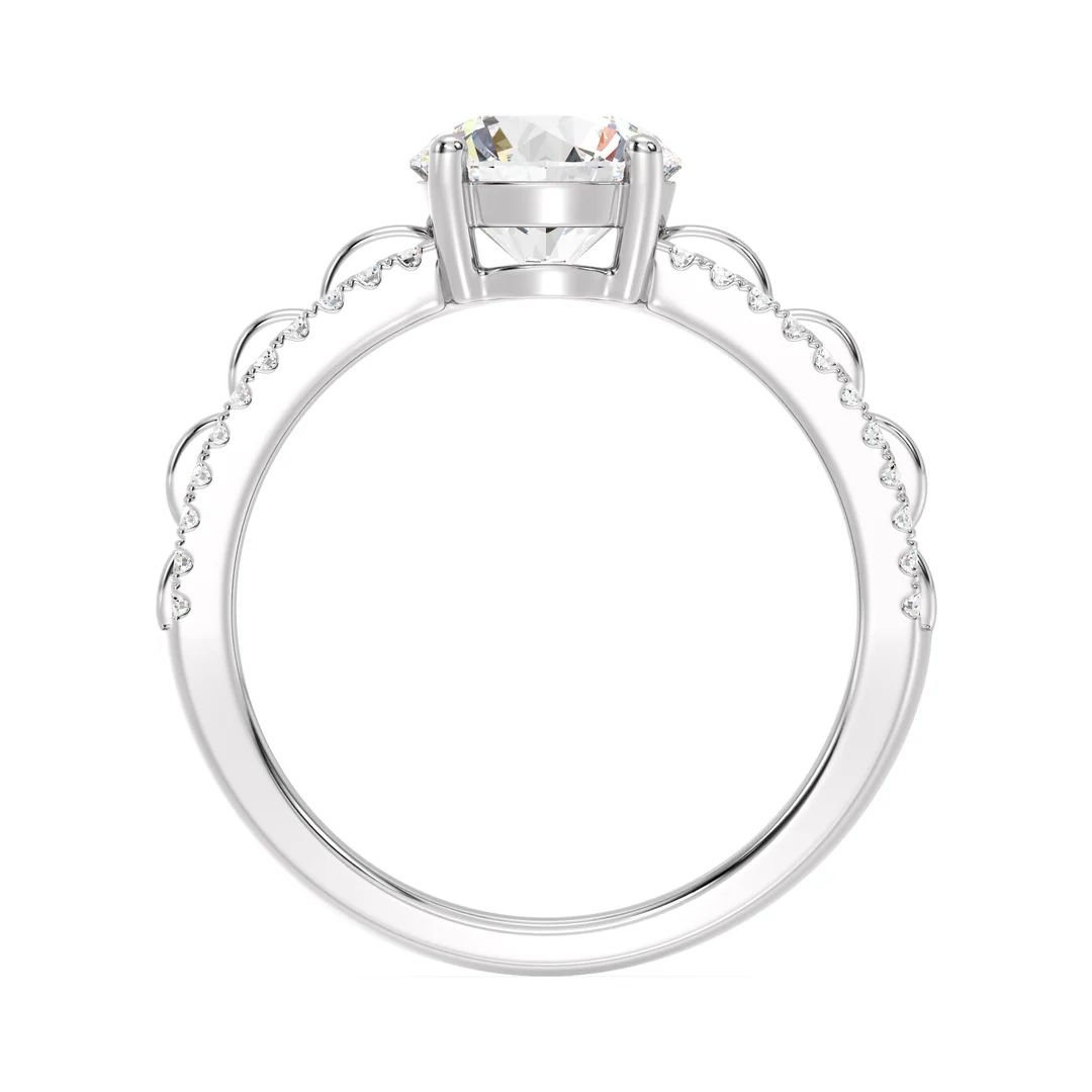 1.5 ct Round Solitaire Engagement Ring - Image 9
