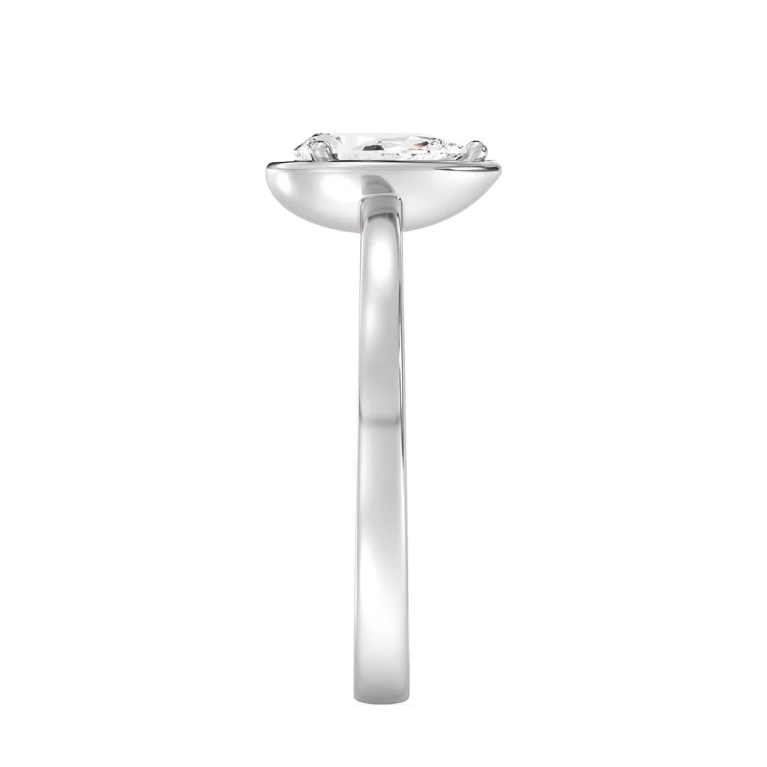 0.50 ct Pear-cut Solitaire Ring - Image 8