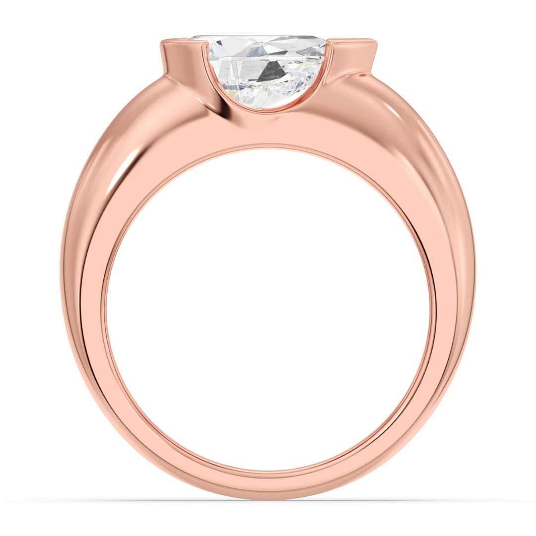 Pear Solitaire Ring - Image 14