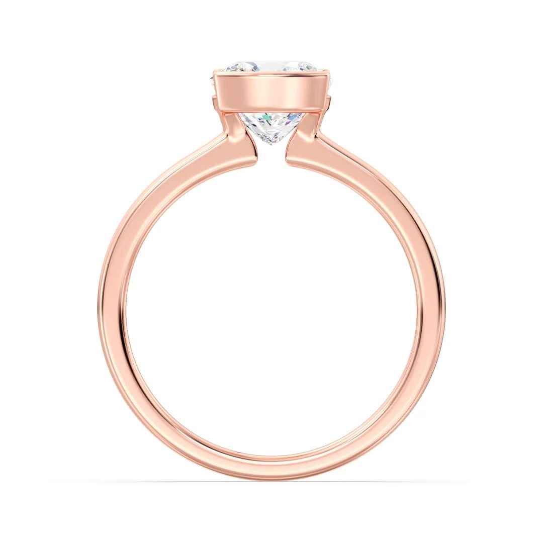 Cushion Solitaire Ring - Image 11