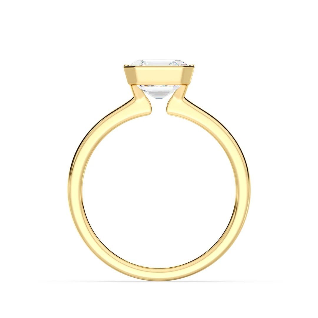 Asscher Cut Solitaire Ring - Image 3