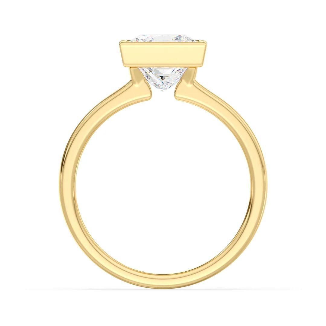 Princess Cut Solitaire Ring - Image 3