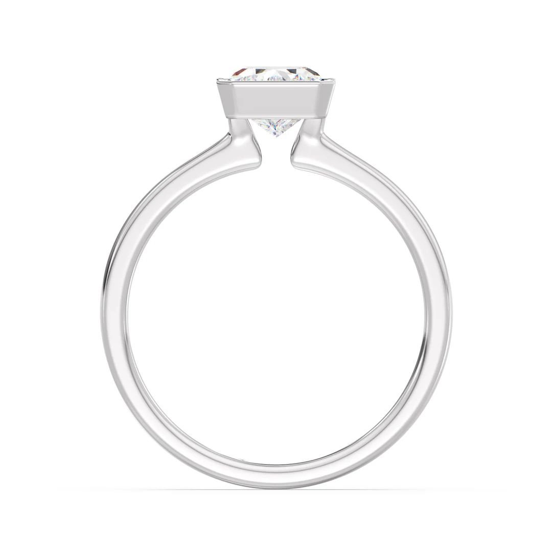 Radiant Cut Solitaire Ring - Image 7