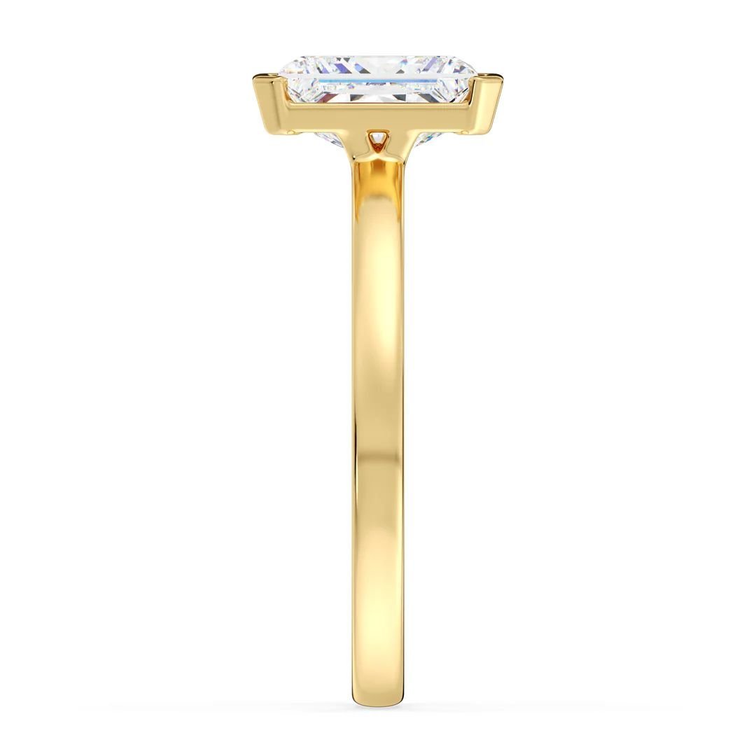 Radiant Cut Solitaire Ring - Image 4