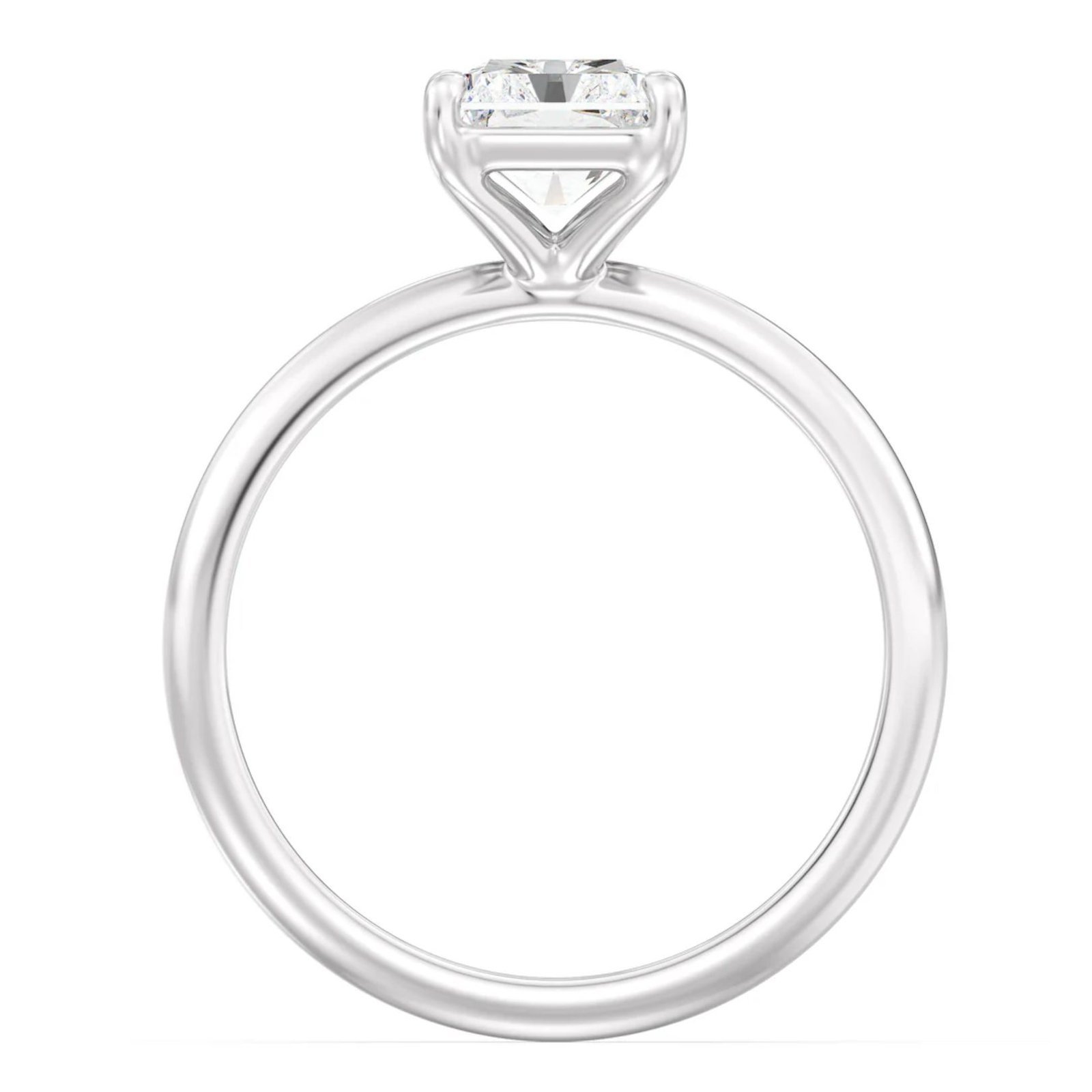 Radiant Solitaire Ring - Image 6