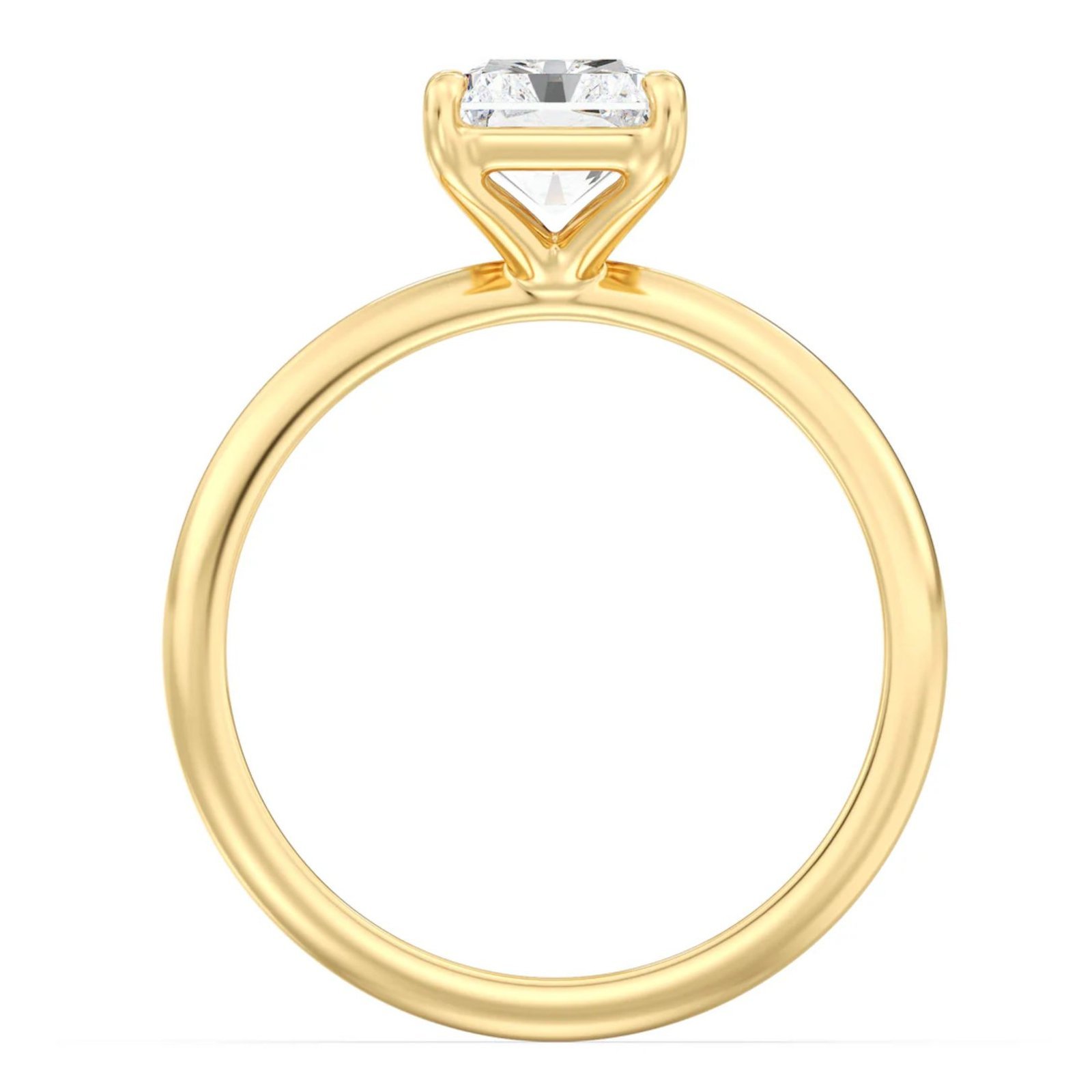 Radiant Solitaire Ring - Image 3