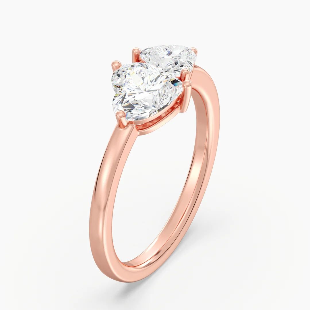 Toi et Moi Double Heart Ring - Image 15